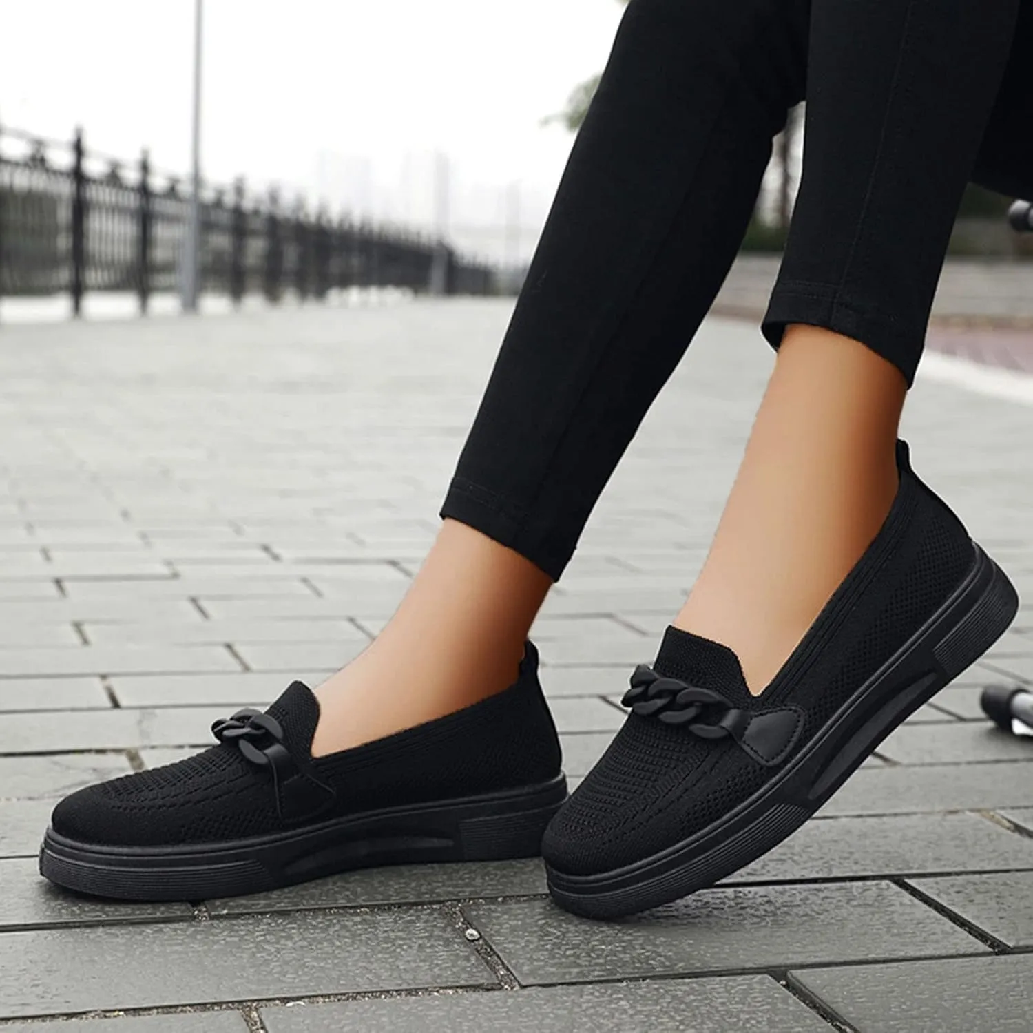 2024 New Orthopedic Women’s Breathable Slip on Arch Support Non-Slip Shoes, Orthopedic Shoes for Women