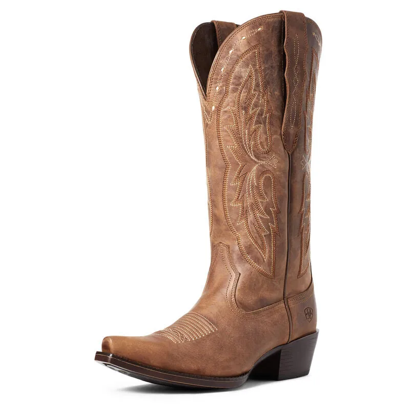 ARIAT Women's Heritage X Toe Elastic Calf 10036047