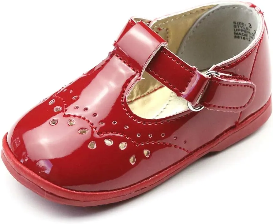 Birdie Leather T-Strap Stitched Mary Jane | Baby Shoes