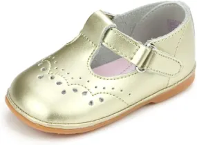 Birdie Leather T-Strap Stitched Mary Jane | Baby Shoes
