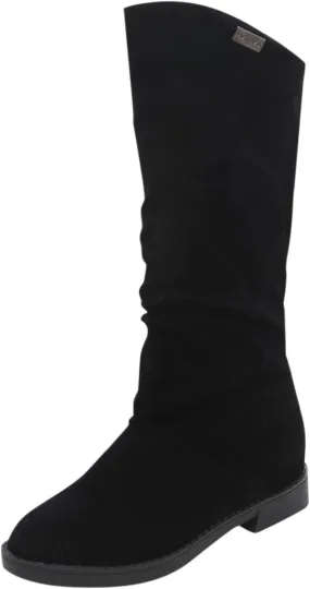 Boots For Women Suede Flats Thigh High Boots Pull On Knee High Boots Mid Calf Fall Winter Warm Boots