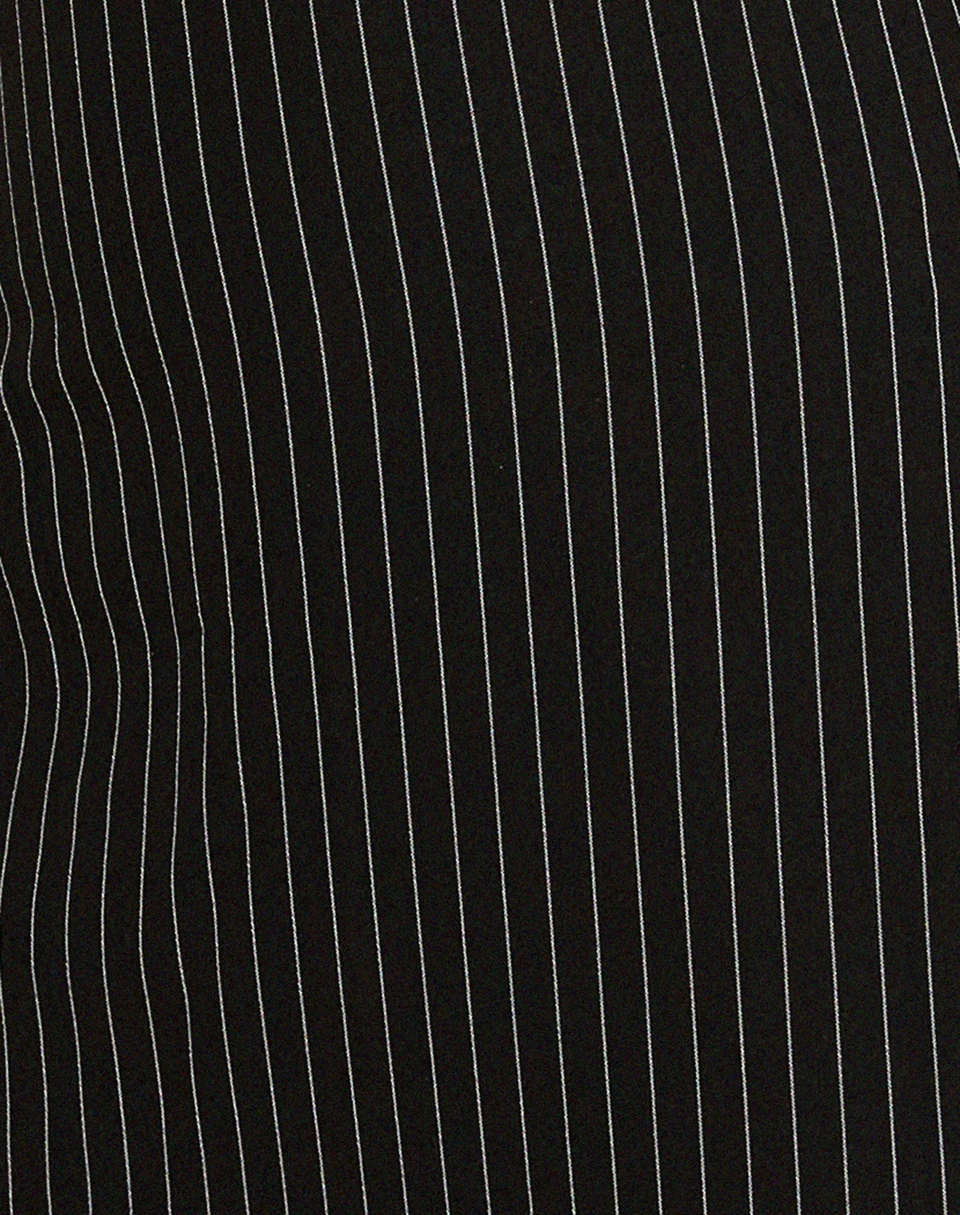 Coby Mini Dress in Pinstripe Black