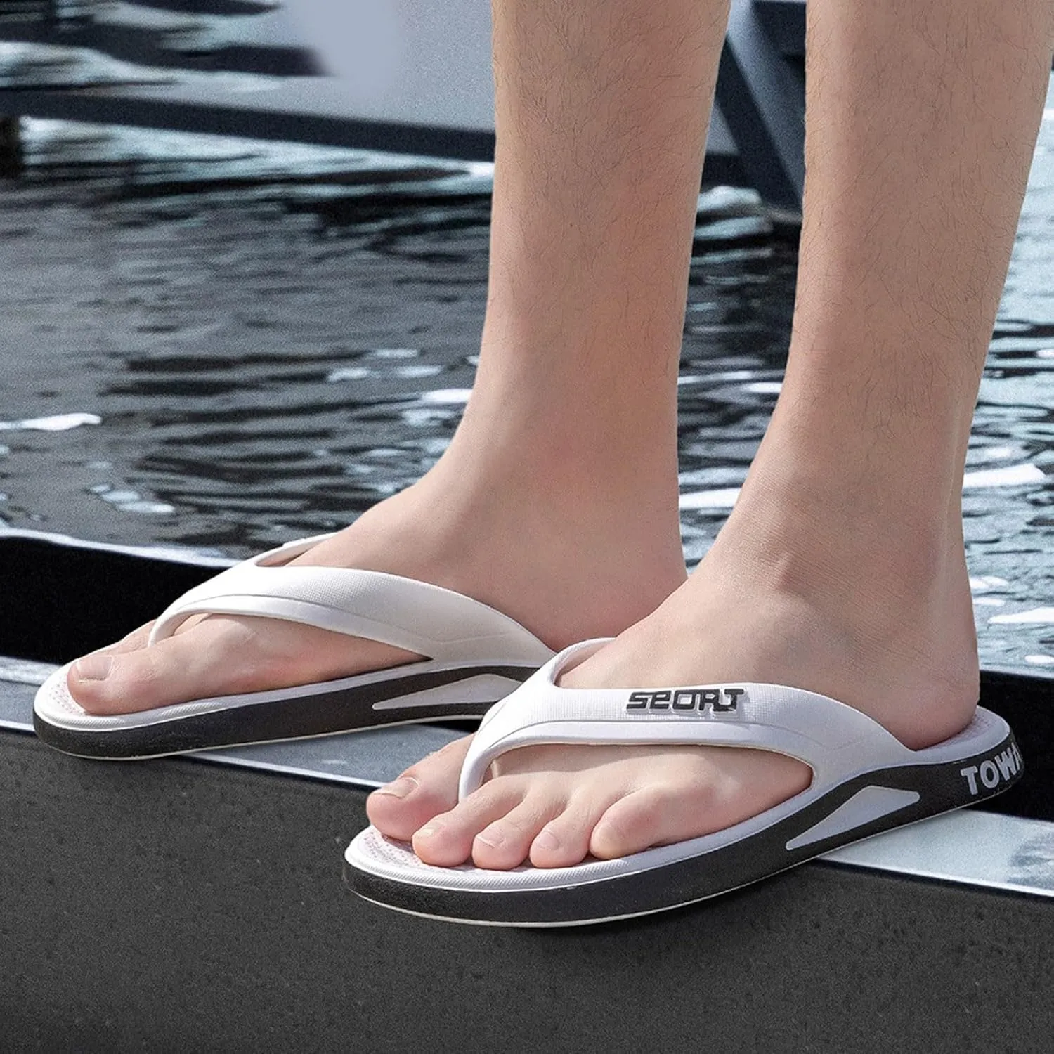 Flip Flops Men Mens Flip Flops Non Slip Indoor and Outdoor Thong Sandals Sandals Men Outdoor Mens Flip Flops