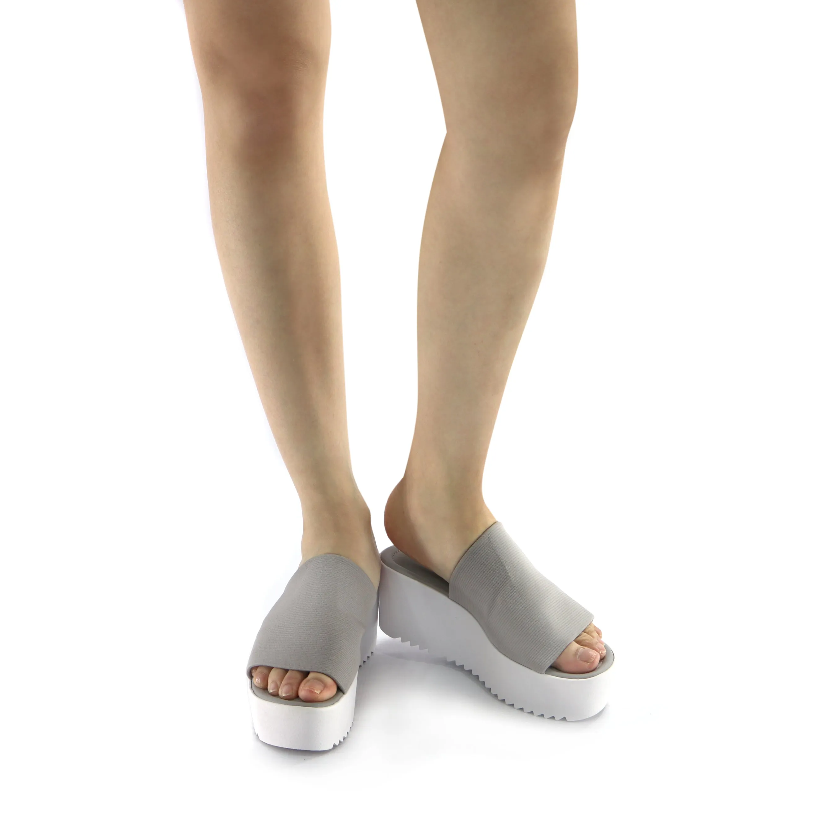 Grey textile Sandal (454.001)
