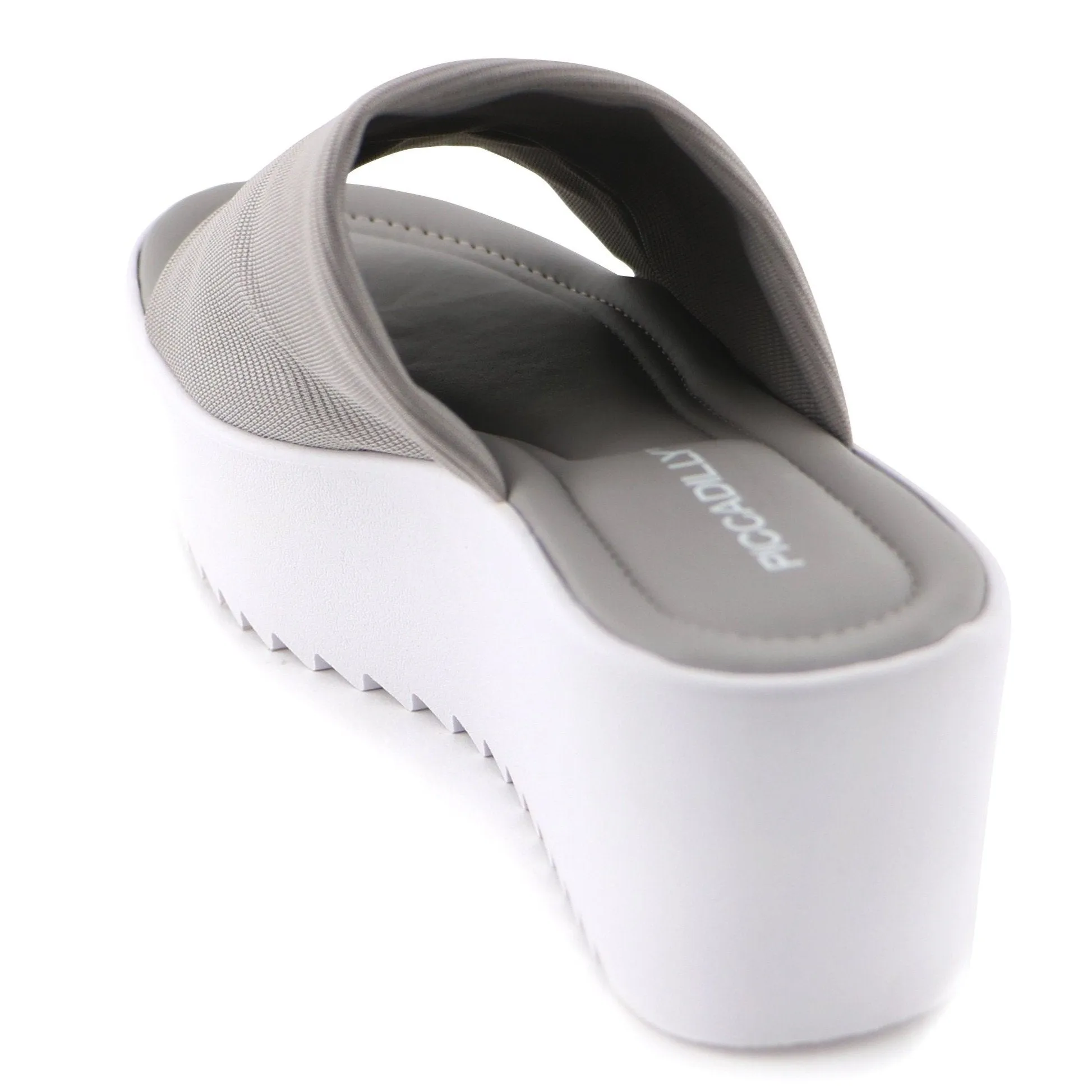 Grey textile Sandal (454.001)