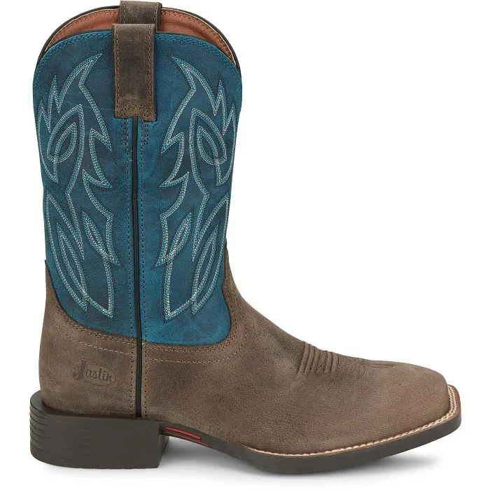Justin Canter shadow grey water buffalo Justin men’s boots