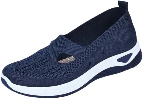 Orthopedic Shoes for Women Breathable Soft Slip On Non Slip Work Shoes Women Mesh Casual Shoes for Fall Women Shoes Sneakers Slip On Tennis Shoe Cross Trainer Shoe