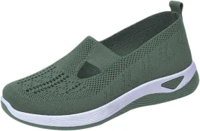 Orthopedic Shoes for Women Breathable Soft Slip On Non Slip Work Shoes Women Mesh Casual Shoes for Fall Women Shoes Sneakers Slip On Tennis Shoe Cross Trainer Shoe