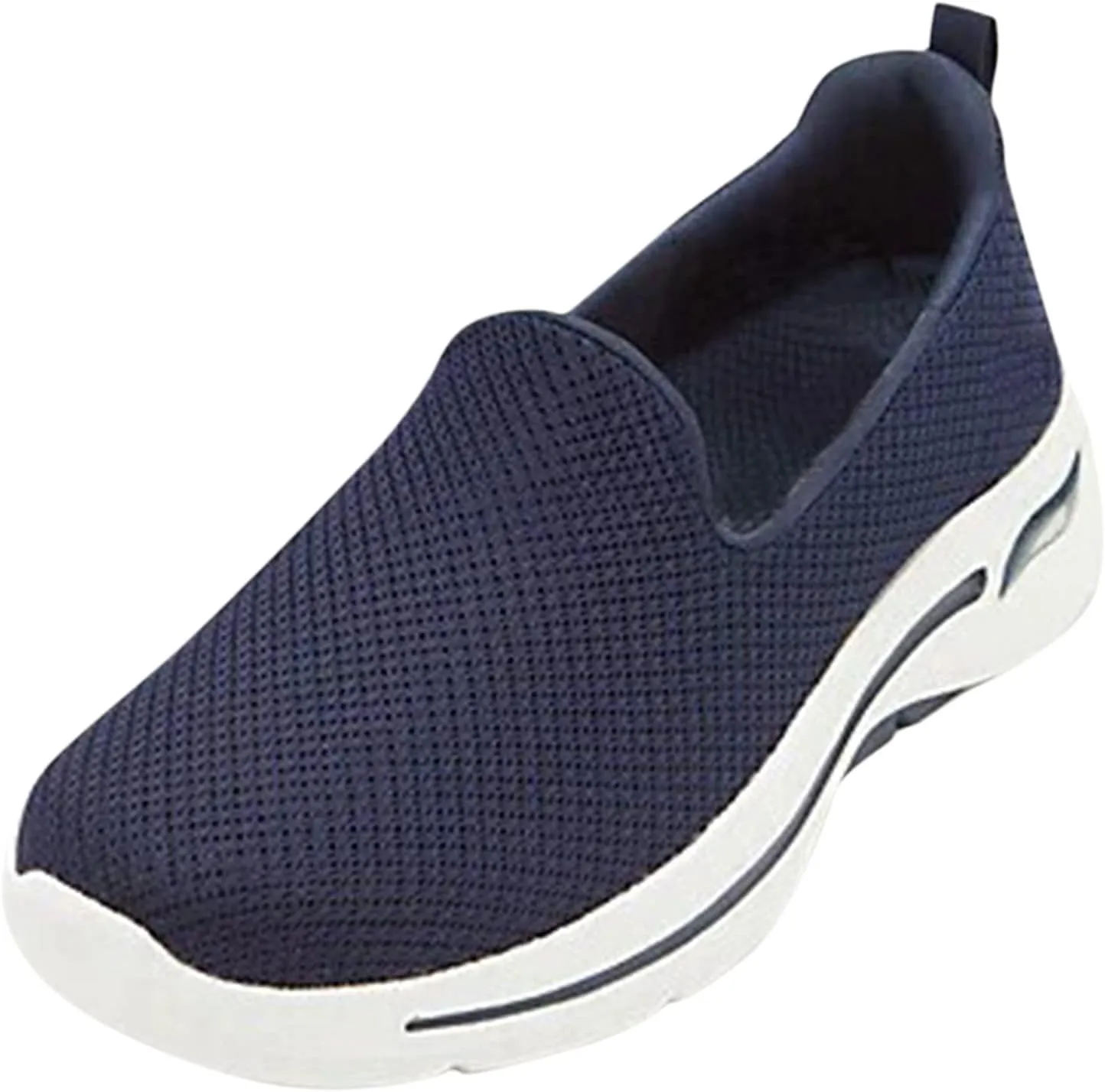 Orthopedic Shoes for Women Casual Walking Slip on Flat Walking Canvas Slip On Sneakers Running Shoes Slip On Shoes