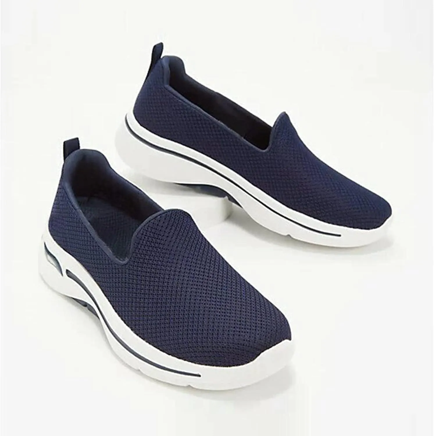 Orthopedic Shoes for Women Casual Walking Slip on Flat Walking Canvas Slip On Sneakers Running Shoes Slip On Shoes