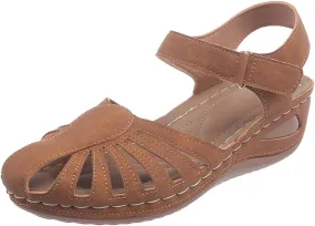 Womens Sandals Athletic Sport Comfortable Sandals Platform Walking Sandals Hiking Sandals Wedge Sandals with Closed Toe