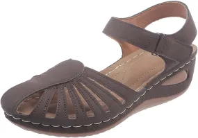 Womens Sandals Athletic Sport Comfortable Sandals Platform Walking Sandals Hiking Sandals Wedge Sandals with Closed Toe