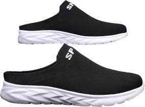 Women's Slip-on Mule Sneakers Lightweight Non Slip Work Shoes Women Winter Casual Slip On Shoes White Sneakers Platform Tennis Shoe Trainers Shoe